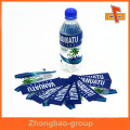 best price customized plastic water bottle label,fancy adhesive customized plastic water bottle sticker label